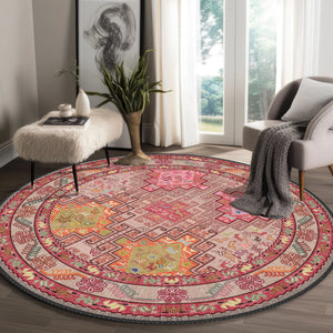 Pink Tribal Rug