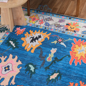 Colorful Oushak Rug