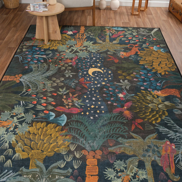 Whimsical Night Sky Rug