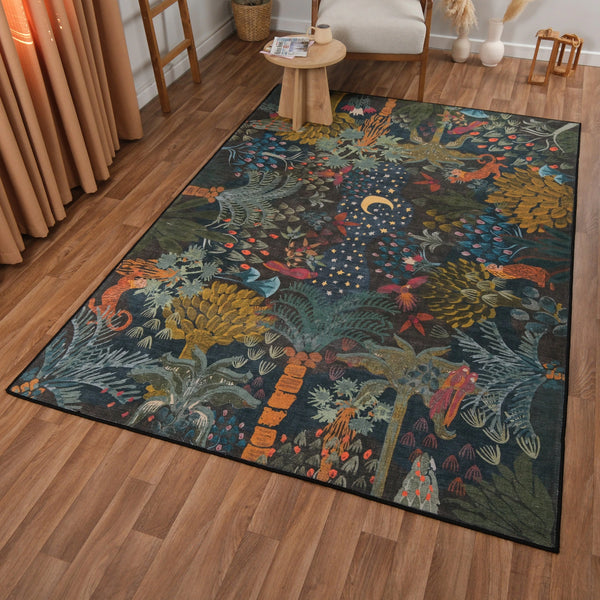 Whimsical Night Sky Rug