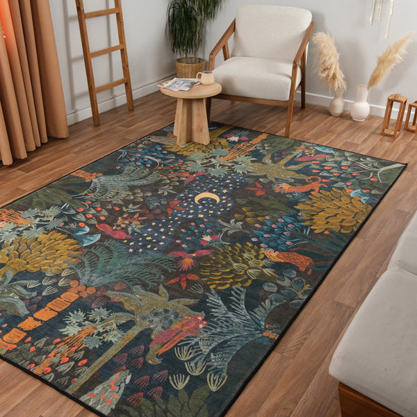 Whimsical Night Sky Rug