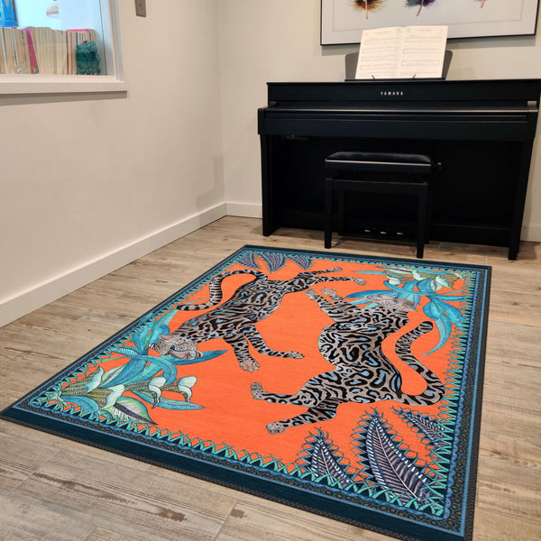 Artistic Leopard Rug