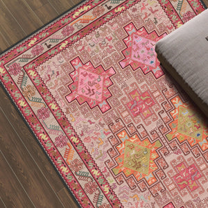 Pink Tribal Rug
