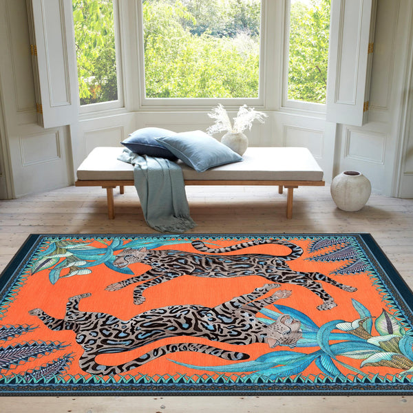 Artistic Leopard Rug