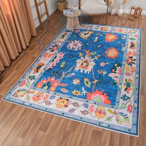 Colorful Oushak Rug
