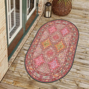 Pink Tribal Rug