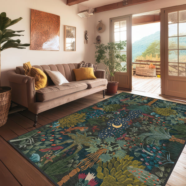 Whimsical Night Sky Rug