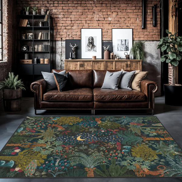Whimsical Night Sky Rug
