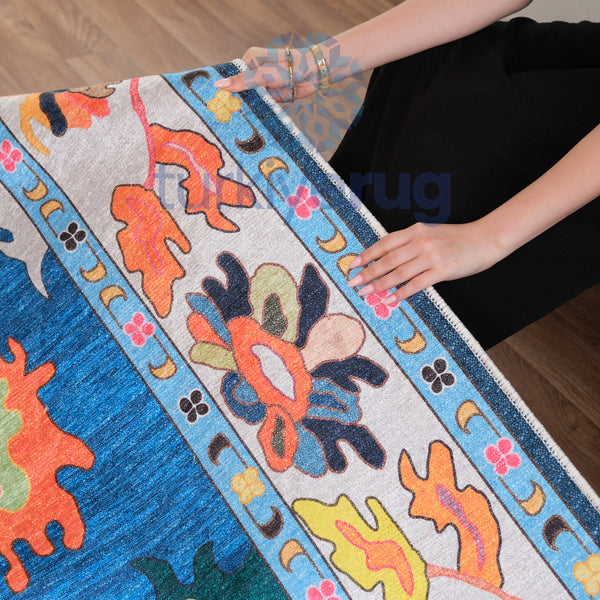 Colorful Oushak Rug