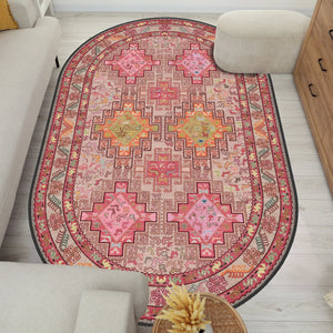 Pink Tribal Rug