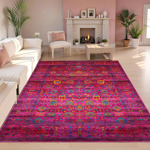 Bold Fuchsia Accent Rug - MV 665