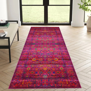 Bold Fuchsia Accent Rug - MV 665