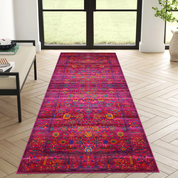 Bold Fuchsia Accent Rug - MV 665