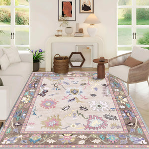 Pastel Harmony Oushak Rug