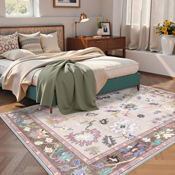 Pastel Harmony Oushak Rug