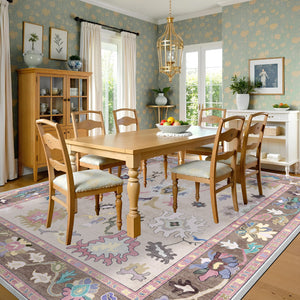 Pastel Harmony Oushak Rug