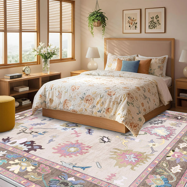 Pastel Harmony Oushak Rug