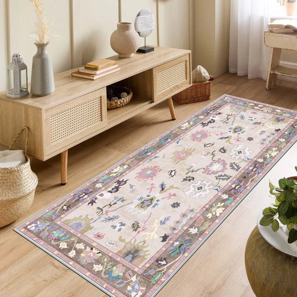 Pastel Harmony Oushak Rug