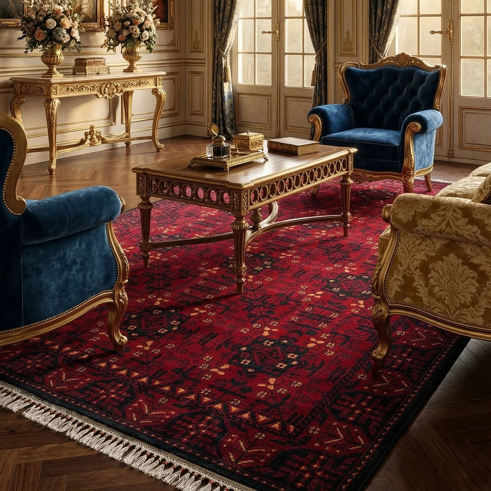 Afghan Heritage Handwoven Rug