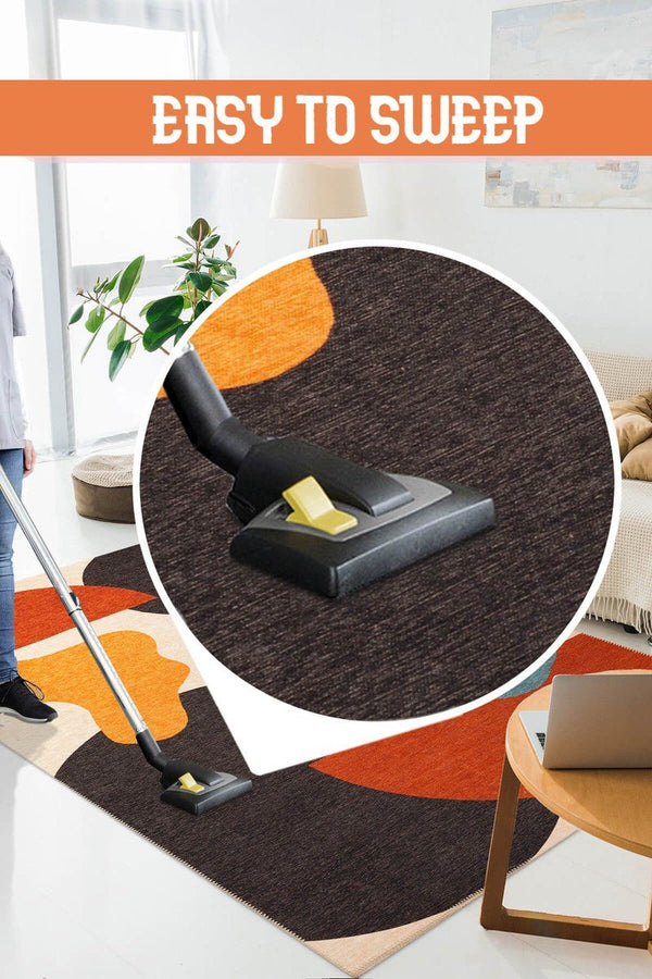 Abstract Color Play: Geometric Design Rug
