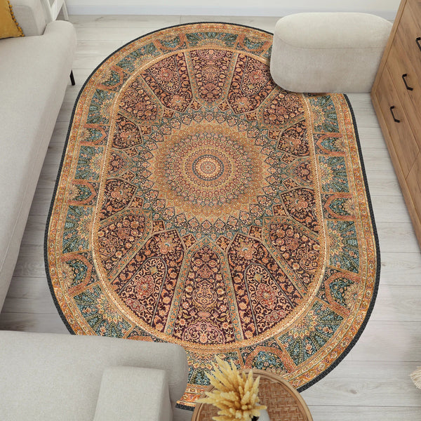 Intricate Medallion Carpet