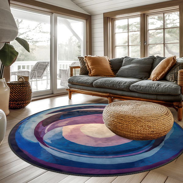 Purple Swirl Rug