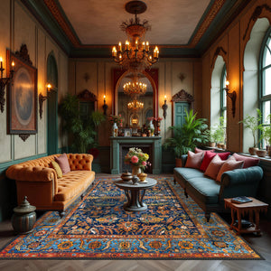 Royal Blue Persian Rug