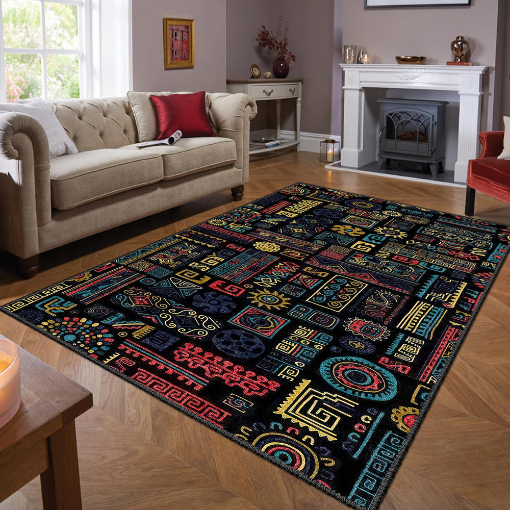 Aztec and Tribal Rug