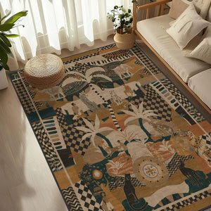 Tribal Jungle Floor Rug