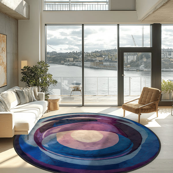 Purple Swirl Rug