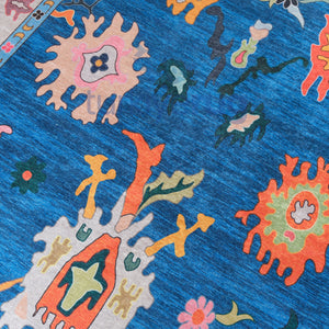 Colorful Oushak Rug