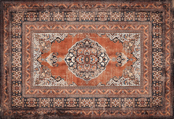 Terracotta Oriental Rug