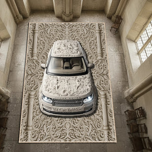 Baroque Relief Range Rover Rug - CR 233