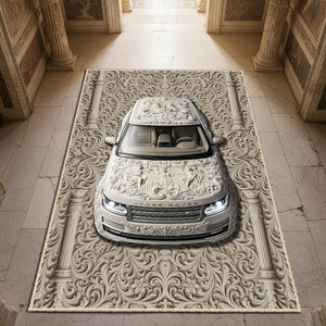 Baroque Relief Range Rover Rug - CR 233