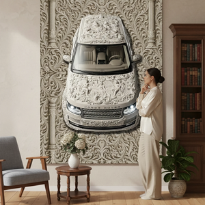 Baroque Relief Range Rover Rug - CR 233