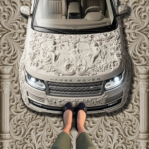 Baroque Relief Range Rover Rug - CR 233