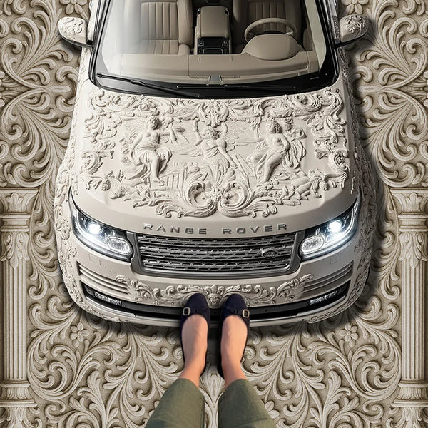 Baroque Relief Range Rover Rug - CR 233