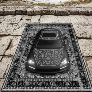 Black Classic Porsche Design Rug – CR 203