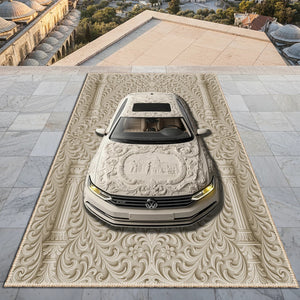 Baroque Relief Car Rug, Passat Design - CR 235