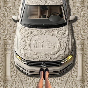 Baroque Relief Car Rug, Passat Design - CR 235