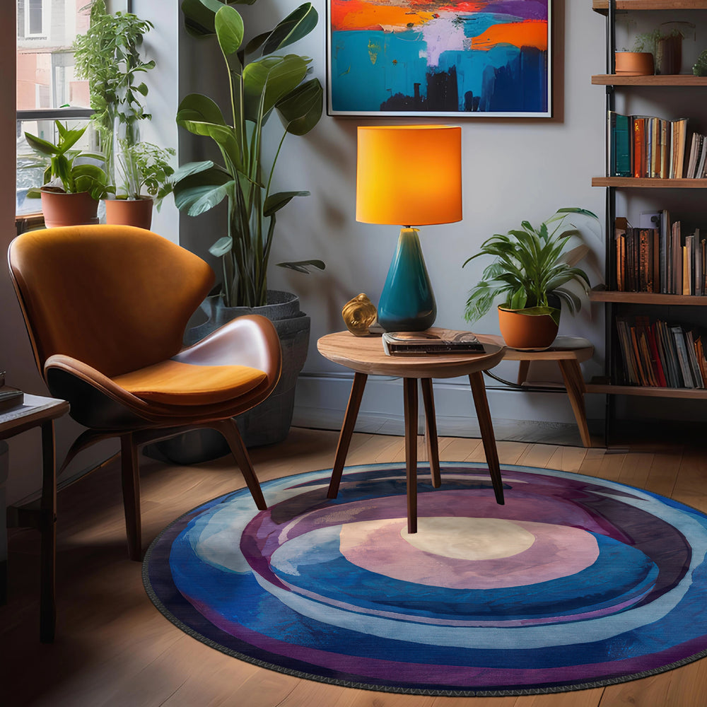 Purple Swirl Rug