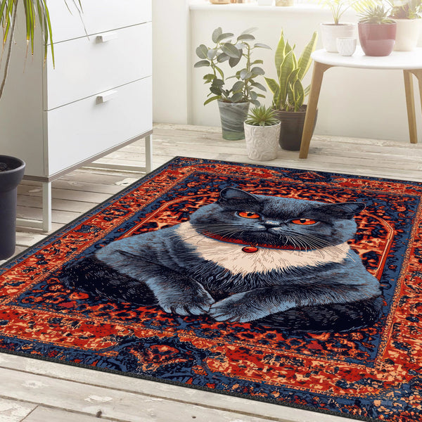 Majestic Cat Rug