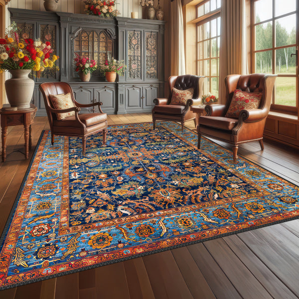 Royal Blue Persian Rug