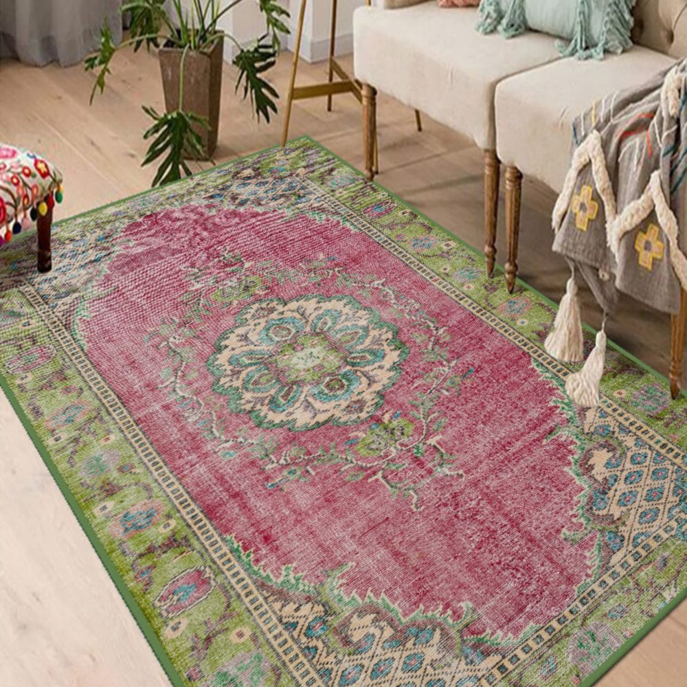 Perfect Bedroom Rug with soft plush texture in a cozy bedroom