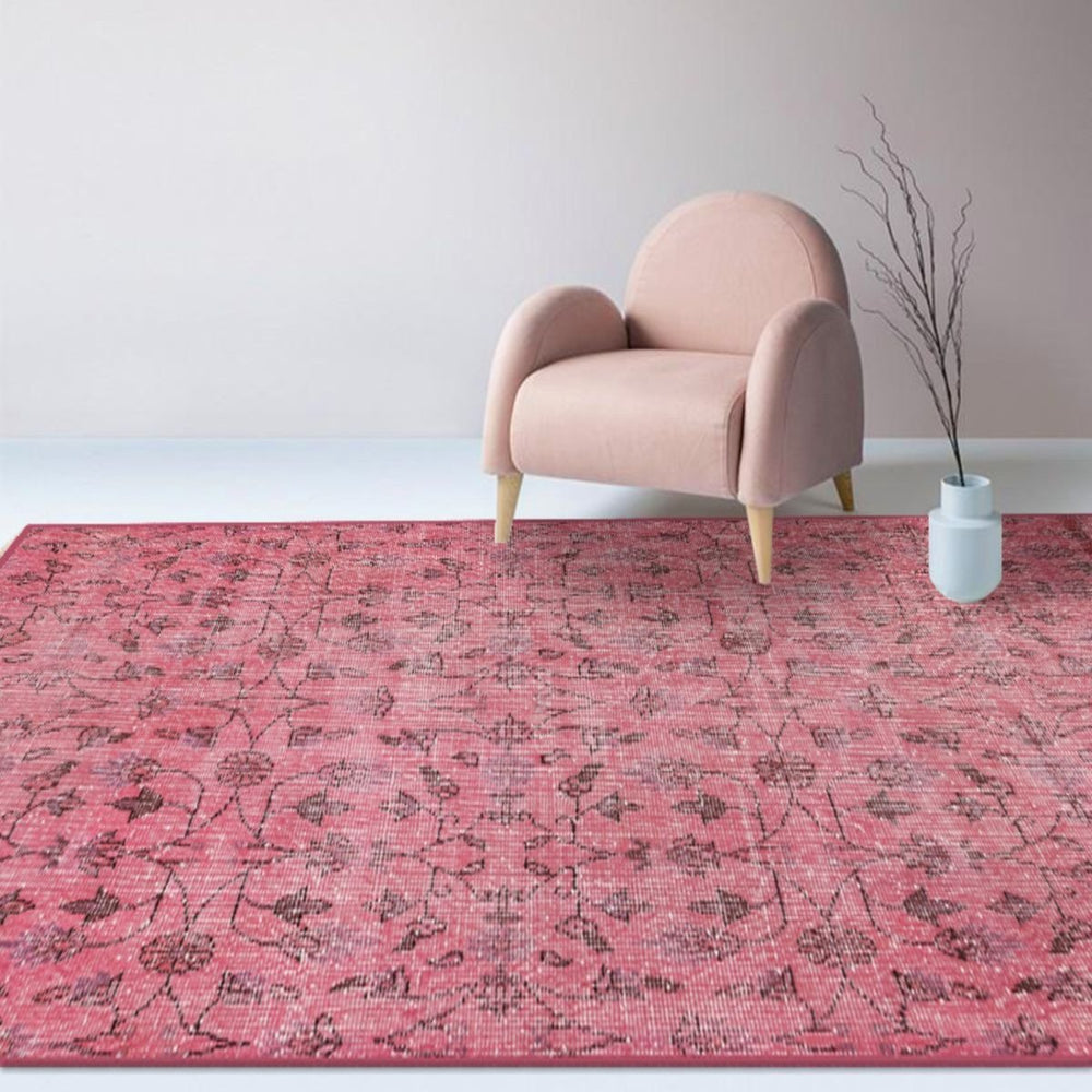 Custom-sized Soft Pink Carpet, adding warmth and elegance to any room
