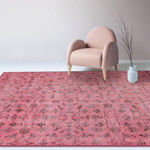 Close-up of the Soft Pink Carpet’s plush texture and soft tone.