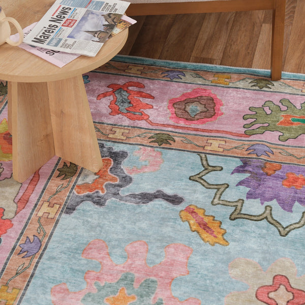 Floral Pink Rug