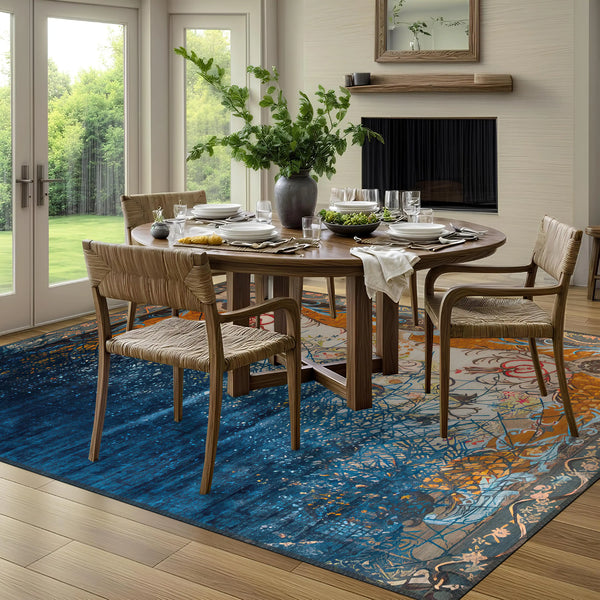 Vibrant Brushstrokes Rug