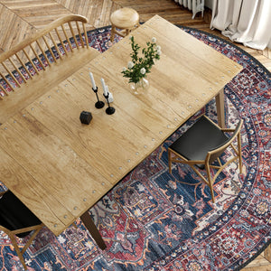 Navy Blue Persian Rug