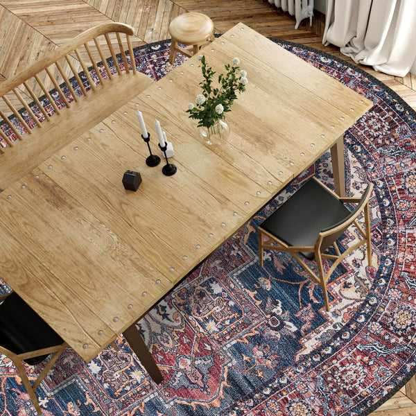 Navy Blue Persian Rug